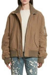 HELMUT LANG RE-EDITION HIGH COLLAR BOMBER JACKET,H07RW101
