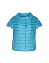Herno Down Jacket In Turquoise