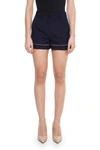 MIU MIU PANAMA SHORTS WITH PIPING,9800498