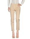 Incotex Tailored Trousers With Back Pockets And Belt Loops In Beige