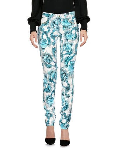 Just Cavalli Casual Trousers In White