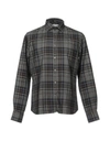 AGLINI Checked shirt,38704561MD 6