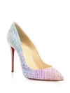 CHRISTIAN LOUBOUTIN Pigalle Follies Suede Point Toe Pumps