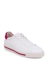 RENÉ CAOVILLA Strass Leather Low-Top Sneakers