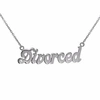 True Rocks “divorced" Necklace Silver