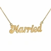 TRUE ROCKS “Married" Necklace Yellow Gold