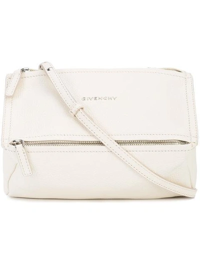 Givenchy 'mini Pandora Box - Palma' Leather Shoulder Bag - Ivory In White