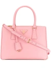 Prada Small Galleria Saffiano Tote In Pink
