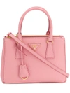 Prada Small Galleria Saffiano Tote In Pink