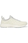 Apl Athletic Propulsion Labs Techloom Phantom Knit Low-top Sneakers In White
