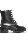 3.1 PHILLIP LIM / フィリップ リム LUG SOLE ZIPPER EMBELLISHED LEATHER ANKLE BOOTS