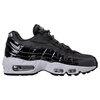 NIKE WOMEN'S AIR MAX 95 SPECIAL EDITION CASUAL SHOES, BLACK,2331001