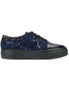 AGL ATTILIO GIUSTI LEOMBRUNI embroidered sequin sneakers,D92506212525013