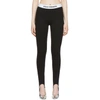 Rabanne Printed Stretch-jersey Stirrup Leggings In 001 Black