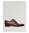 MAGNANNI PERFORATED LEATHER AND SUEDE OXFORD SHOES