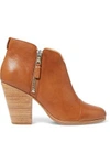 RAG & BONE WOMAN MARGOT LEATHER ANKLE BOOTS TAN,US 2526016082577111