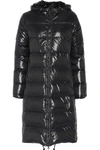 DUVETICA WOMAN ALIA QUILTED SHELL COAT ANTHRACITE,US 2526016084037242