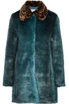 AINEA Paneled faux fur coat,US 4772211931413239