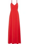 ALICE AND OLIVIA WOMAN FLUTED CADY GOWN RED,US 1998551928220666