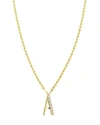 Lana Get Personal Initial Pendant Necklace With Diamonds