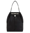 THE ROW BLACK LEATHER BACKPACK