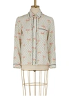 MIU MIU PIJAMA SILK SHIRT,MK1258 1QBB 304