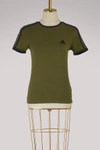 Yeezy + Adidas Embroidered Striped Cotton-jersey T-shirt In Ranger/ink
