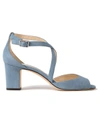 JIMMY CHOO SUEDE SANDAL,9811914