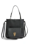 MULBERRY AMBERLEY LEATHER HOBO - BLACK,HH4972-205