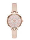 KATE SPADE HOLLAND HEART VACHETTA LEATHER WATCH,796483364721