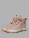 NIKE NIKE WOMEN'S PINK SF AIR FORCE 1 HI BOOT SNEAKERS