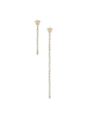 VERSACE ASYMMETRIC MEDUSA DROP EARRINGS,DG2G140DJMX12307343