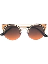 Bulgari Enamelled Cat Eye Sunglasses