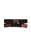 PAOLO ERRICO ELASTIC BELT,BELT4 BLKBO