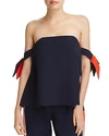 MILLY JADE OFF-THE-SHOULDER TOP,204IC040517