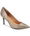 Calvin Klein Women's Gayle Pointed-toe Pumps Women's Shoes In Gold