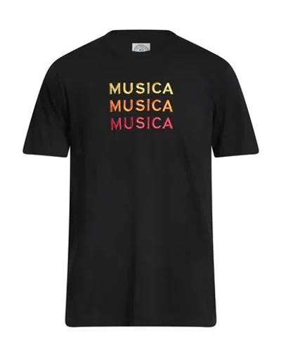 10x10 Anitaliantheory Man T-shirt Black Size L Cotton
