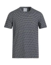 10x10 Anitaliantheory Man T-shirt Navy Size L Cotton In Blue