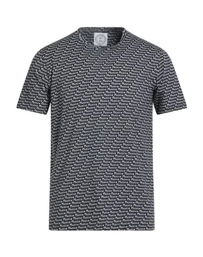 10x10 Anitaliantheory Man T-shirt Navy Size L Cotton In Blue
