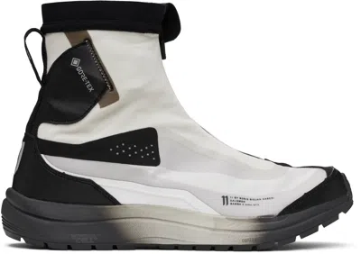11 By Boris Bidjan Saberi Black & Off-white Salomon Edition Bamba 2 High Gtx V2 Sneakers In Black / White