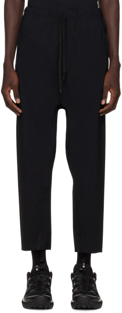 11 By Boris Bidjan Saberi Black Salomon Edition A.b.1 Sweatpants In Deep Black