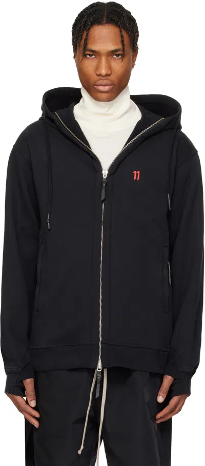 11 By Boris Bidjan Saberi Black Z5 Hoodie