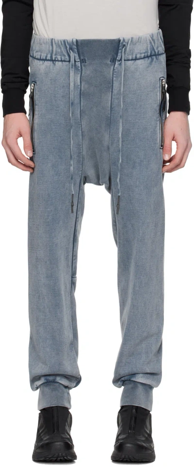 11 By Boris Bidjan Saberi Blue P13 Sweatpants In Ultramar