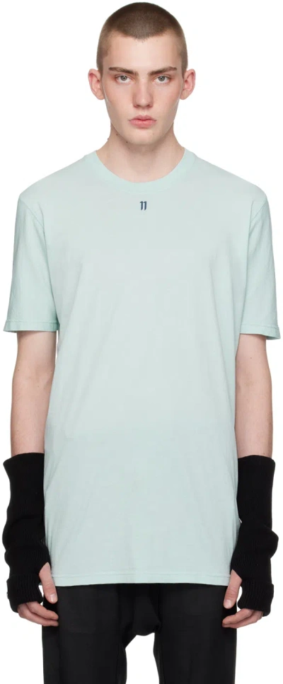 11 By Boris Bidjan Saberi Blue Ts5 T-shirt In Laguna