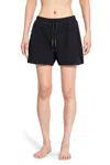 11 By Boris Bidjan Saberi Embroidered-logo Detail Shorts In Black
