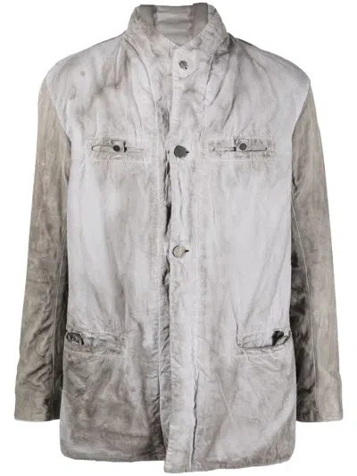 11 By Boris Bidjan Saberi Button-up Jacket In Grey