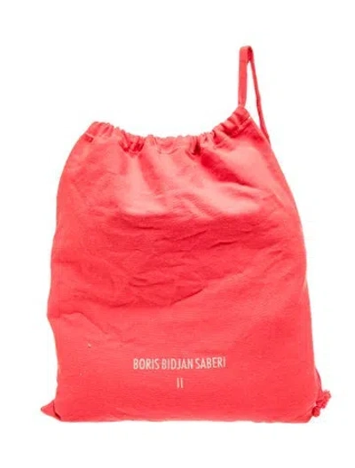 Pre-owned 11 By Boris Bidjan Saberi Canvas Backpack In Red