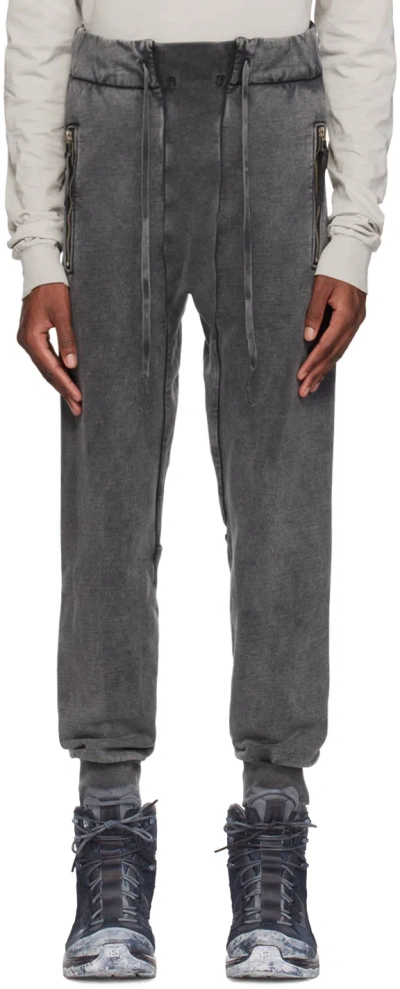 11 By Boris Bidjan Saberi Gray P13 Lounge Pants In Acid Grey