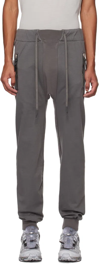 11 By Boris Bidjan Saberi Gray P13 Sweatpants In Carbon Grey