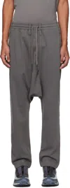 11 By Boris Bidjan Saberi Gray P33 Sweatpants In Carbon Grey